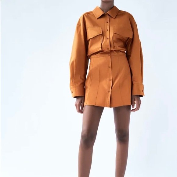 Zara Tops - NWT Zara poplin shirt with pockets
